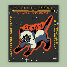 The Golden Doodle - Scram Sticker