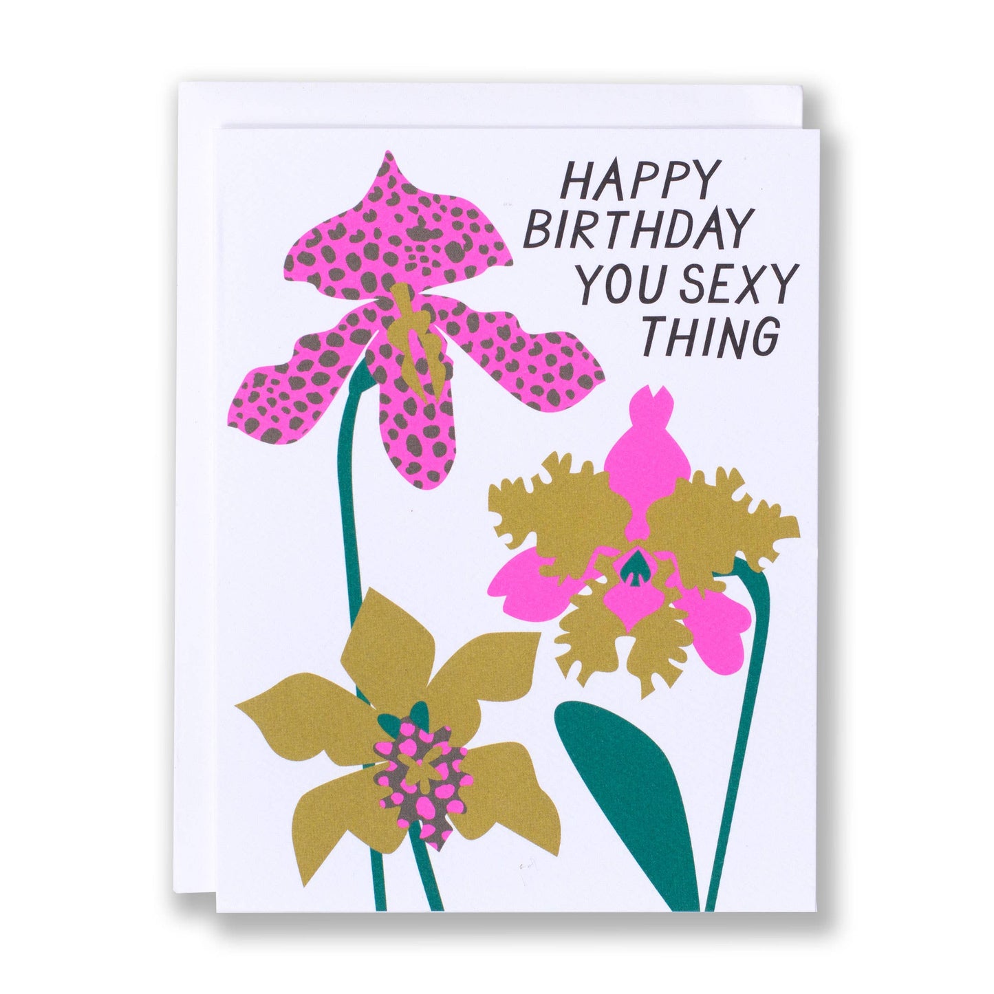 Banquet Workshop - You Sexy Thing Orchid Birthday Card