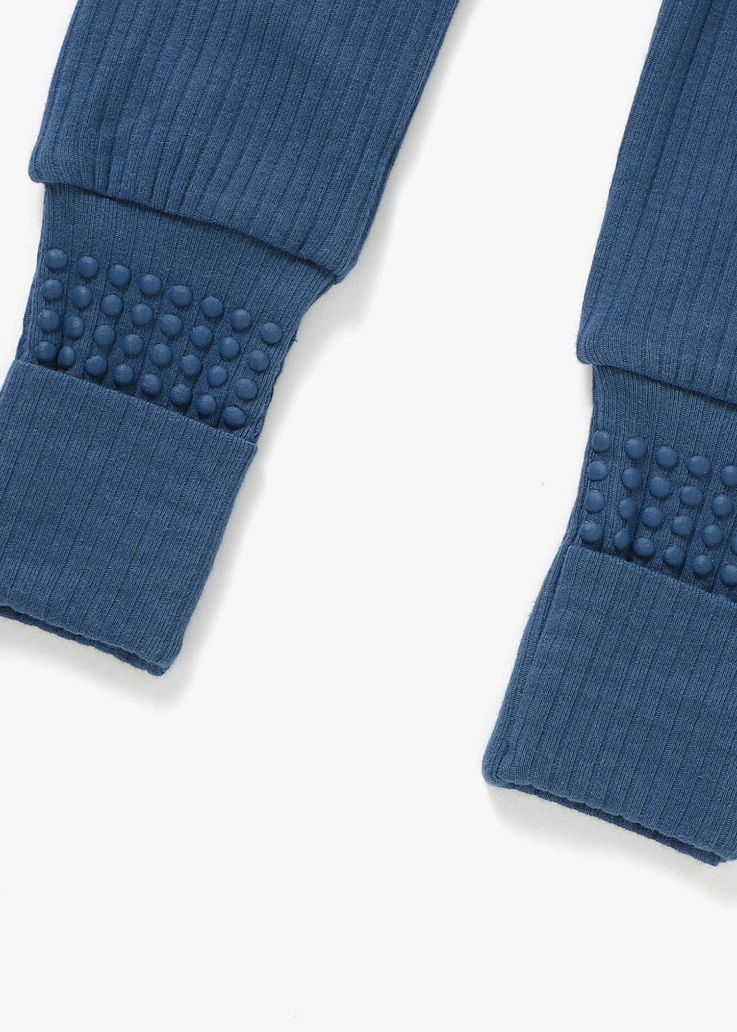 Mila & Co. - Ribbed Zipper Romper | Navy