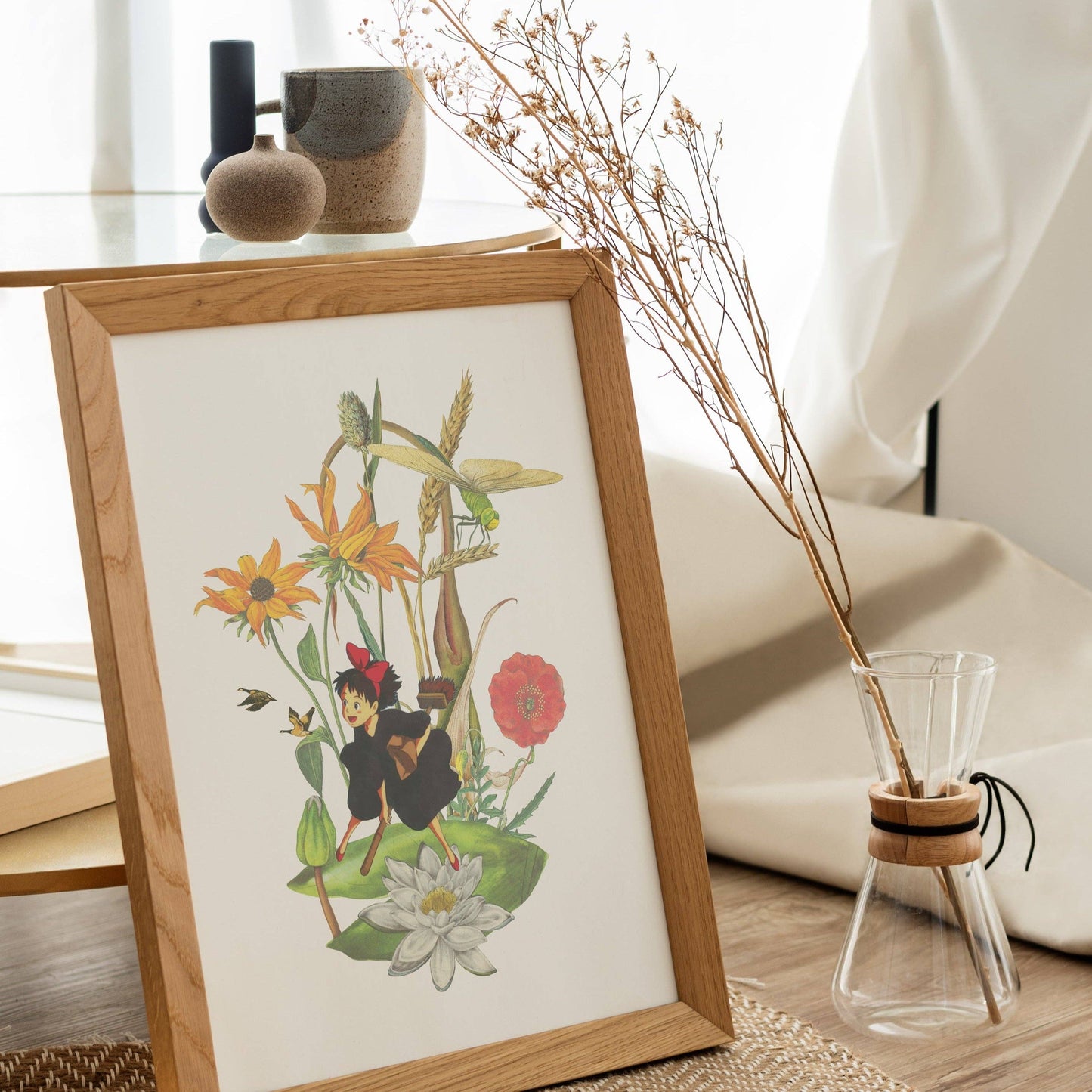 Clever Clippings - Ghibli Inspired: Kiki's Delivery Service - Harbinger (8" X 10")