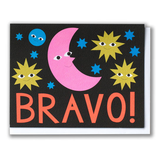 Banquet Workshop - Bravo Moon & Stars Note Card