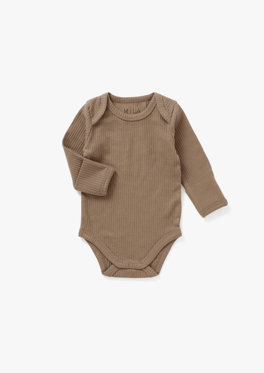 Mila & Co. - Ribbed Bodysuit | Cappuccino