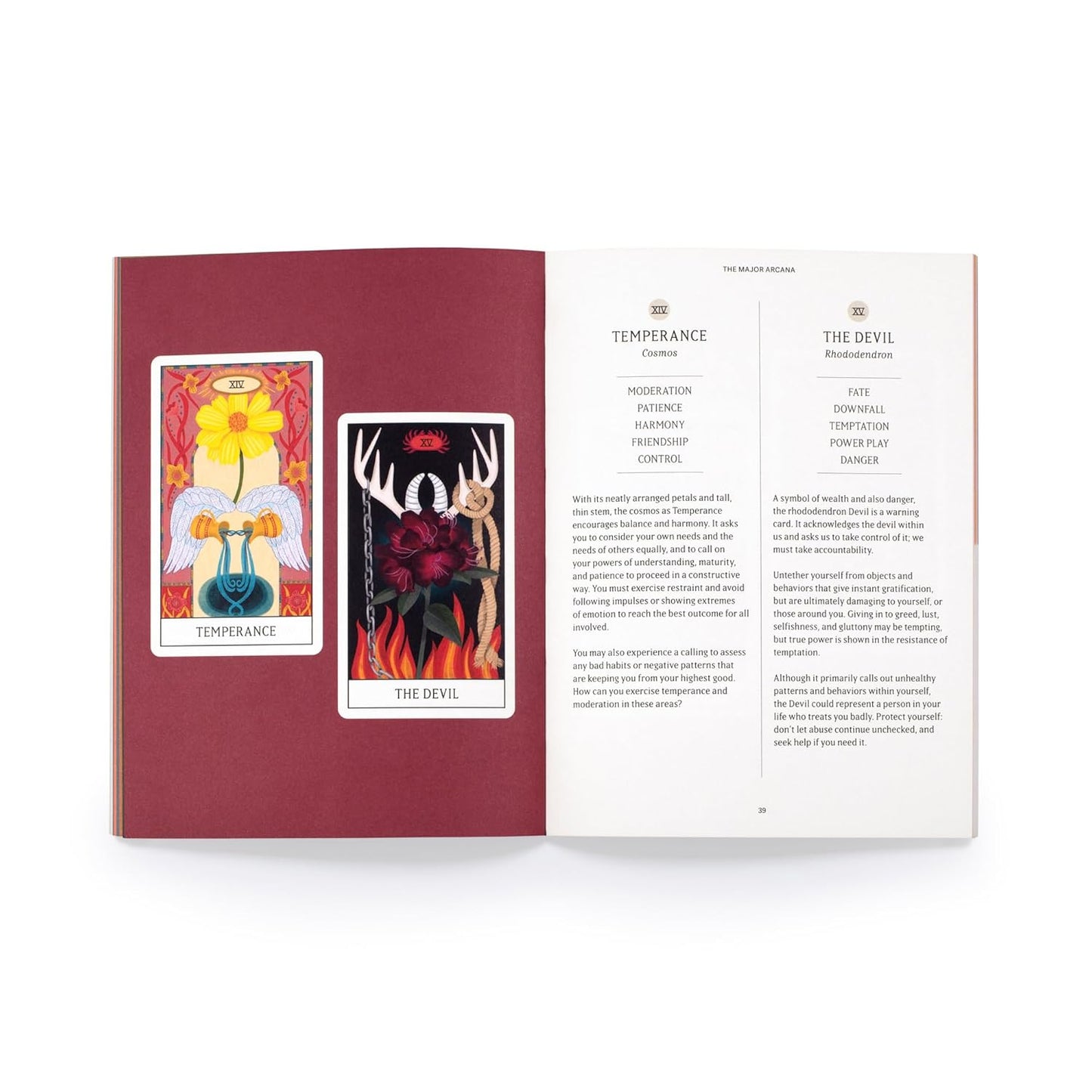 FLORAL TAROT - 78 Cards w/ Guidebook