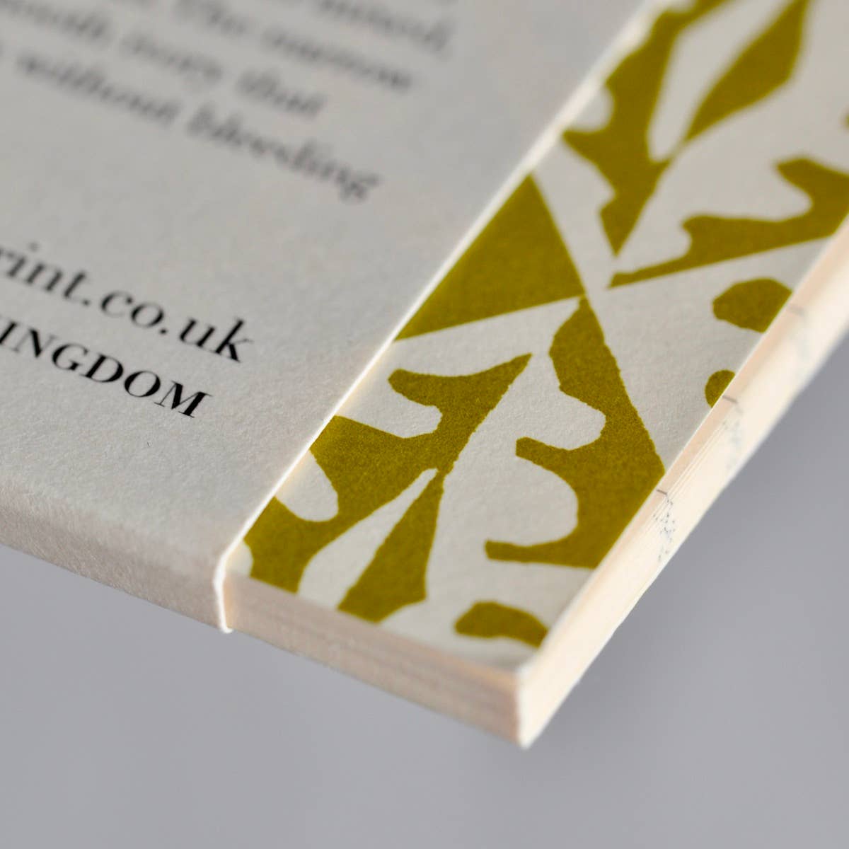 Cambridge Imprint - POCKET NOTEBOOK Oak Leaves Sap Green