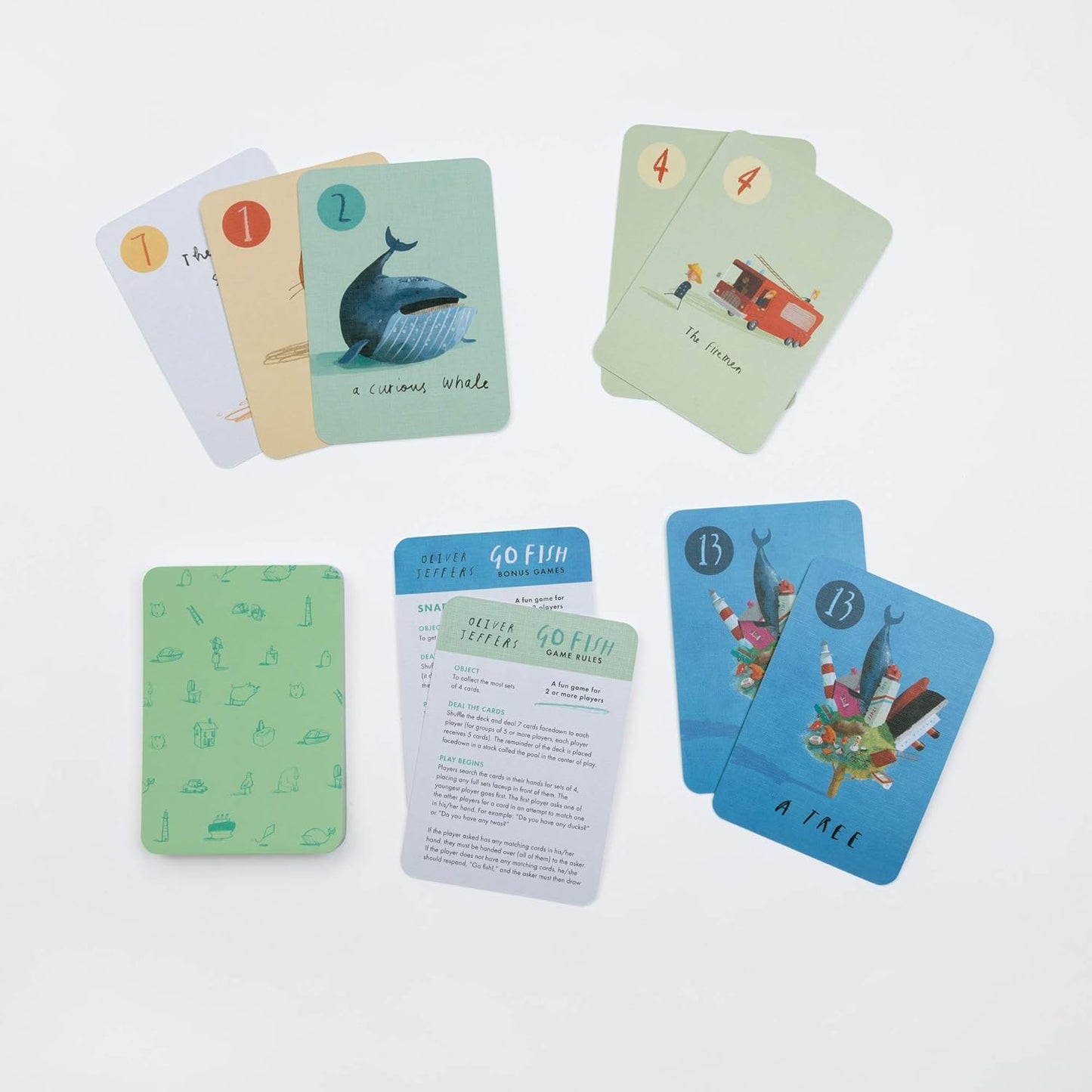 GO FISH - Oliver Jeffers 3-in-1 Card Deck