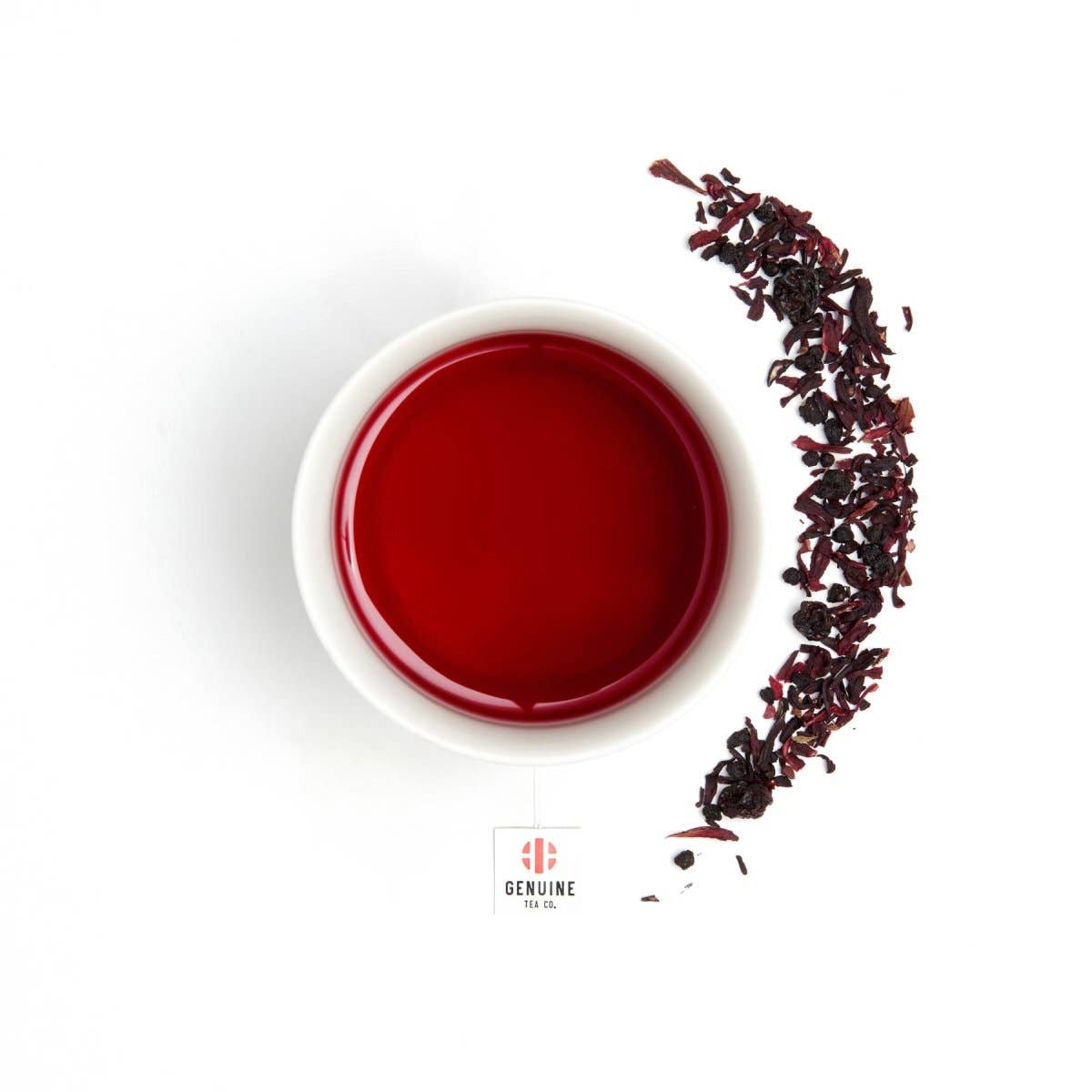 Genuine Tea - Organic Elderberry Hibiscus (Herbal Tea)