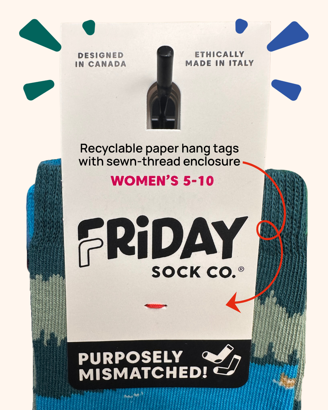Friday Sock Co. - Women's Astronaut & Earth Crew Socks