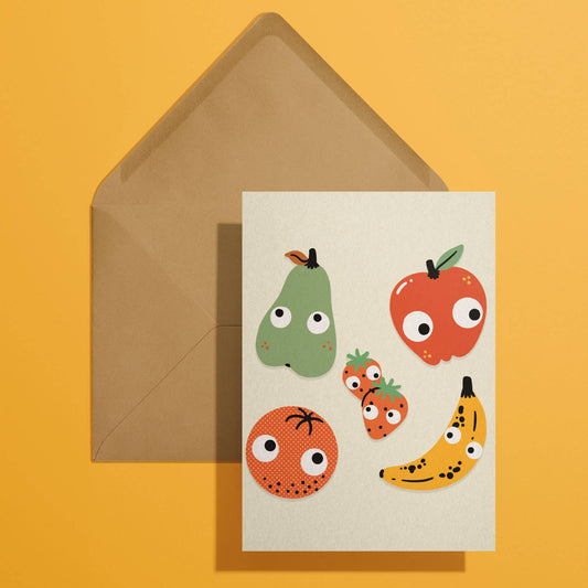 Stay Home Club - GOOGLY FRUIT Melange Card