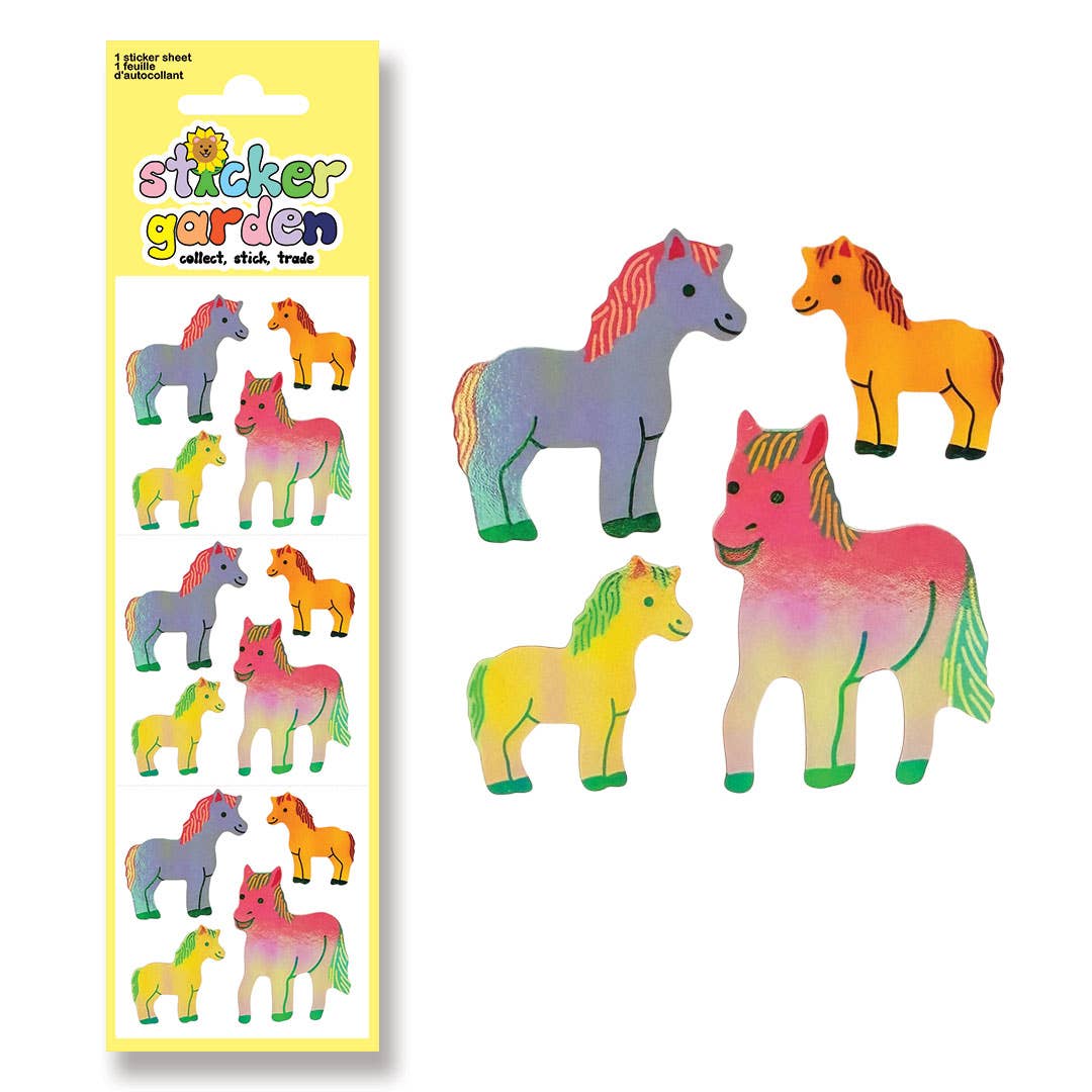 Sticker Garden - Pearl Colourful Ponies
