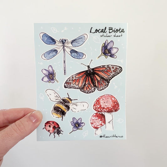 Critter Co. - LOCAL BIOTA Sticker Sheet