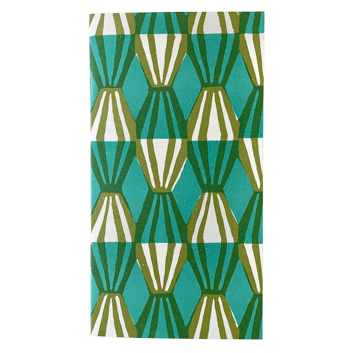 Cambridge Imprint - VERY SILM LIST BOOK Threadwork Sap Green and Turquoise