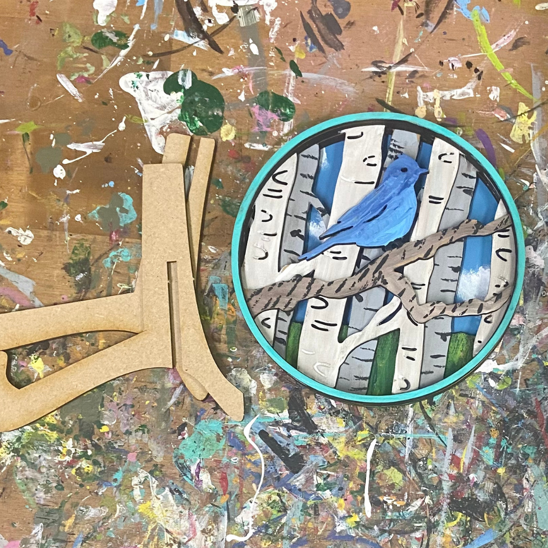 Our Little Makery - Bird Shadow Box Kit