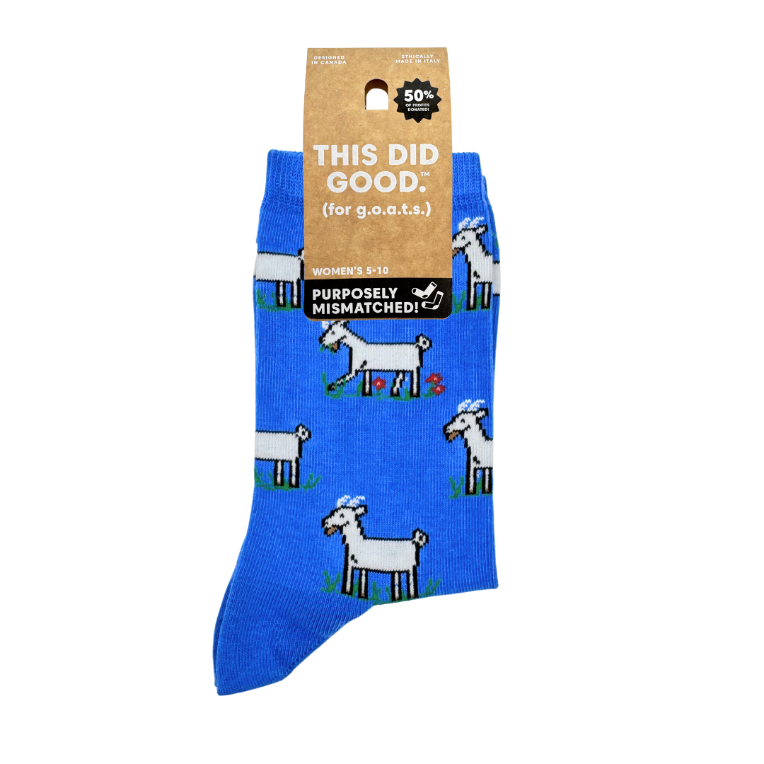 Friday Sock Co. - Women's Goats This Did Good Crew Socks