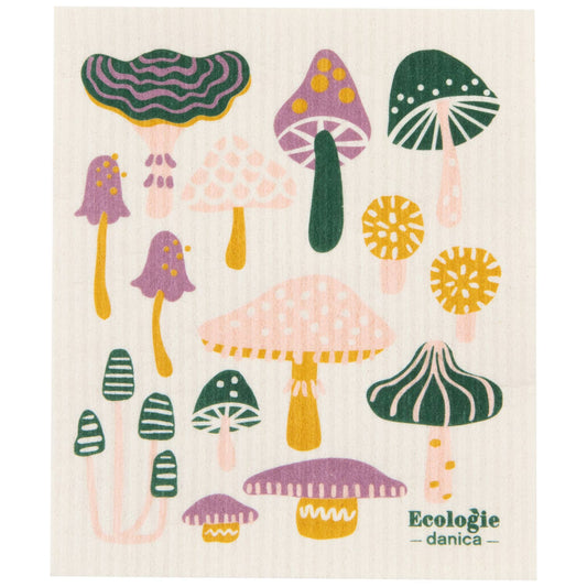 Ecologie - Mushroom Gems Swedish Dishcloth