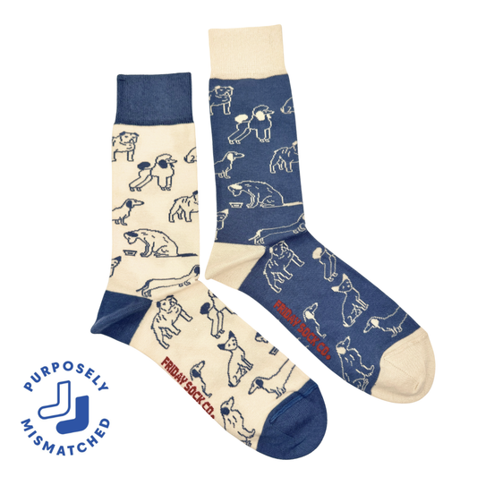 Friday Sock Co. - Men's Dogs This Did Good Mismatched Socks