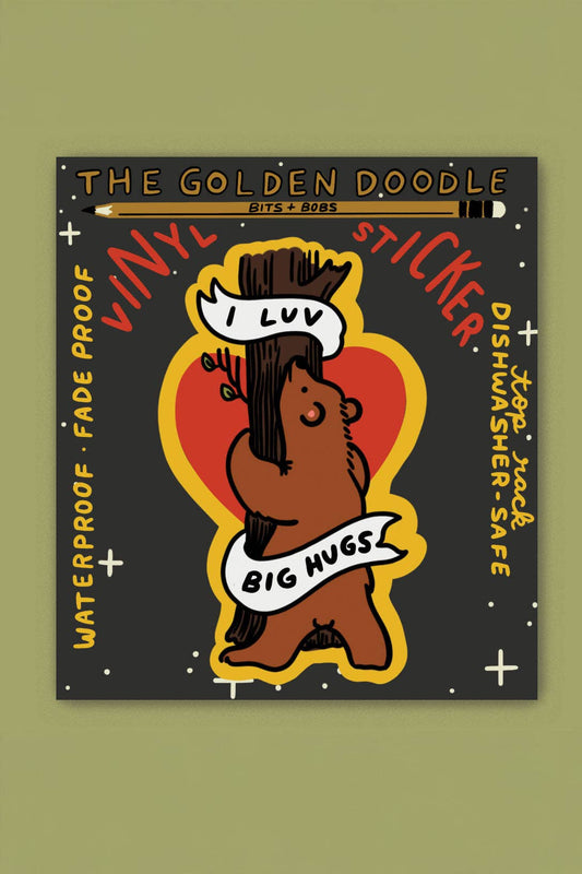 Stay Home Club - I LUV BIG HUGS Sticker