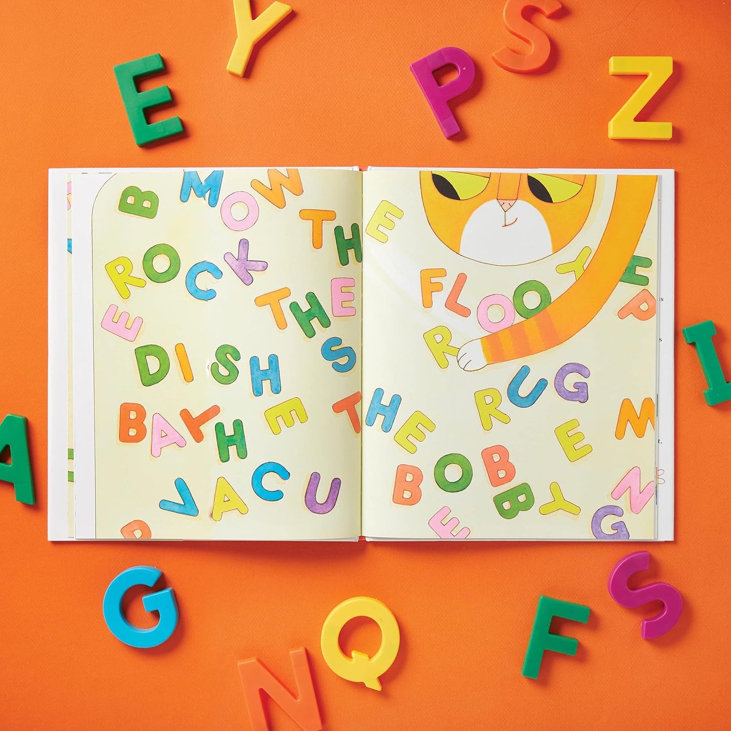 BATHE THE CAT - Hardcover Picture Book