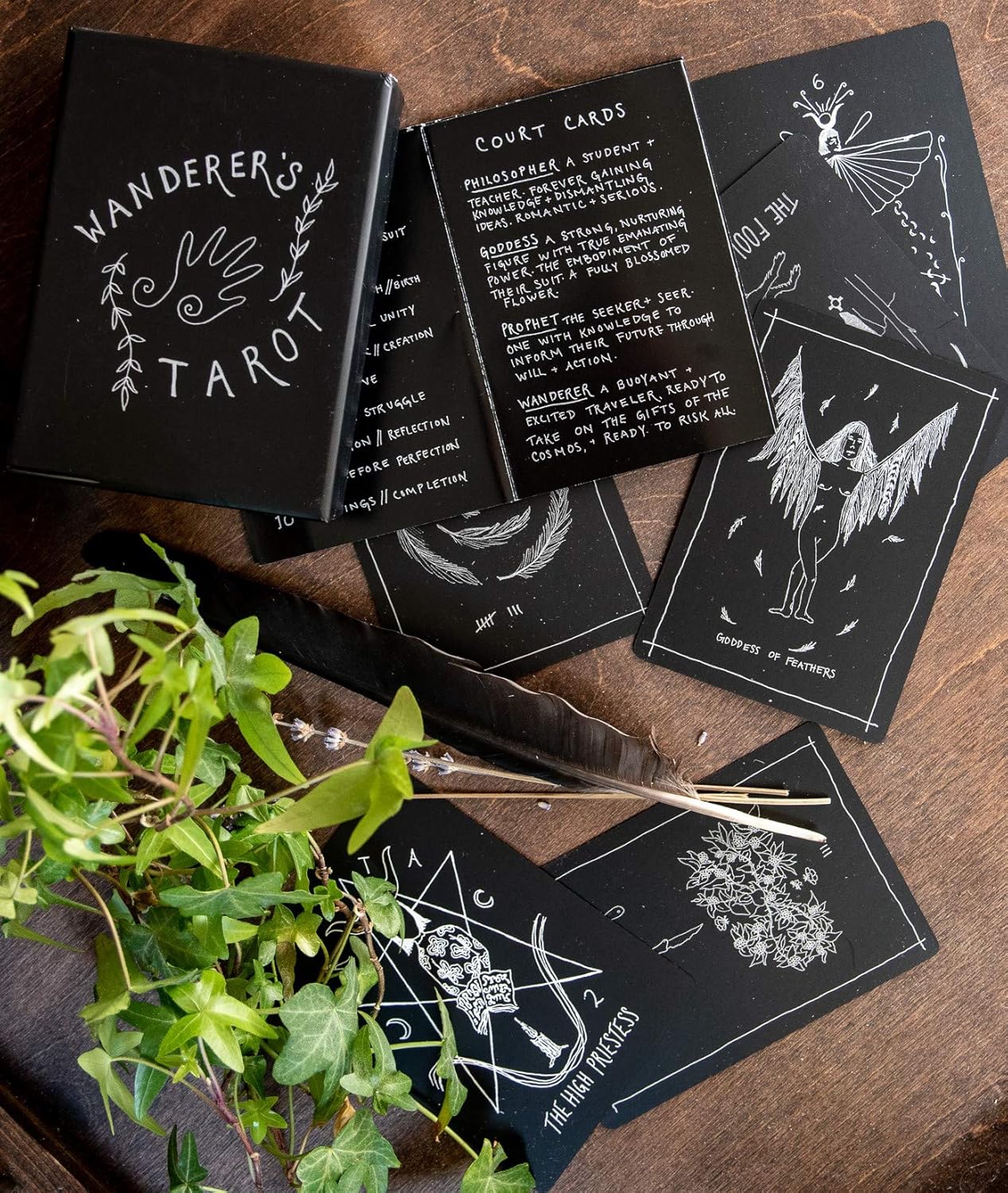 WANDERER'S TAROT - 78 Cards w/ Fold-Out Guide