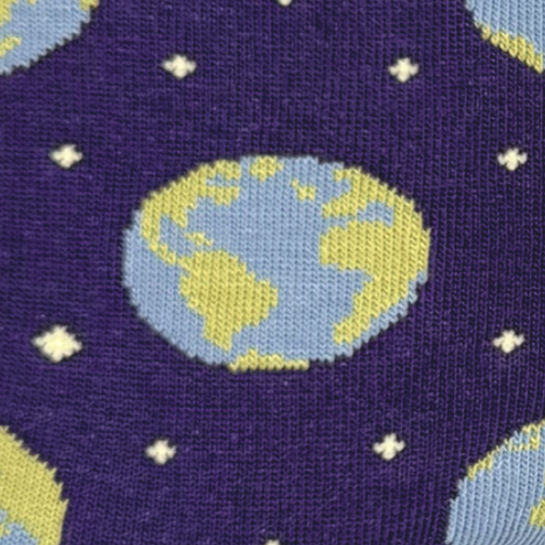 Friday Sock Co. - Women's Astronaut & Earth Crew Socks