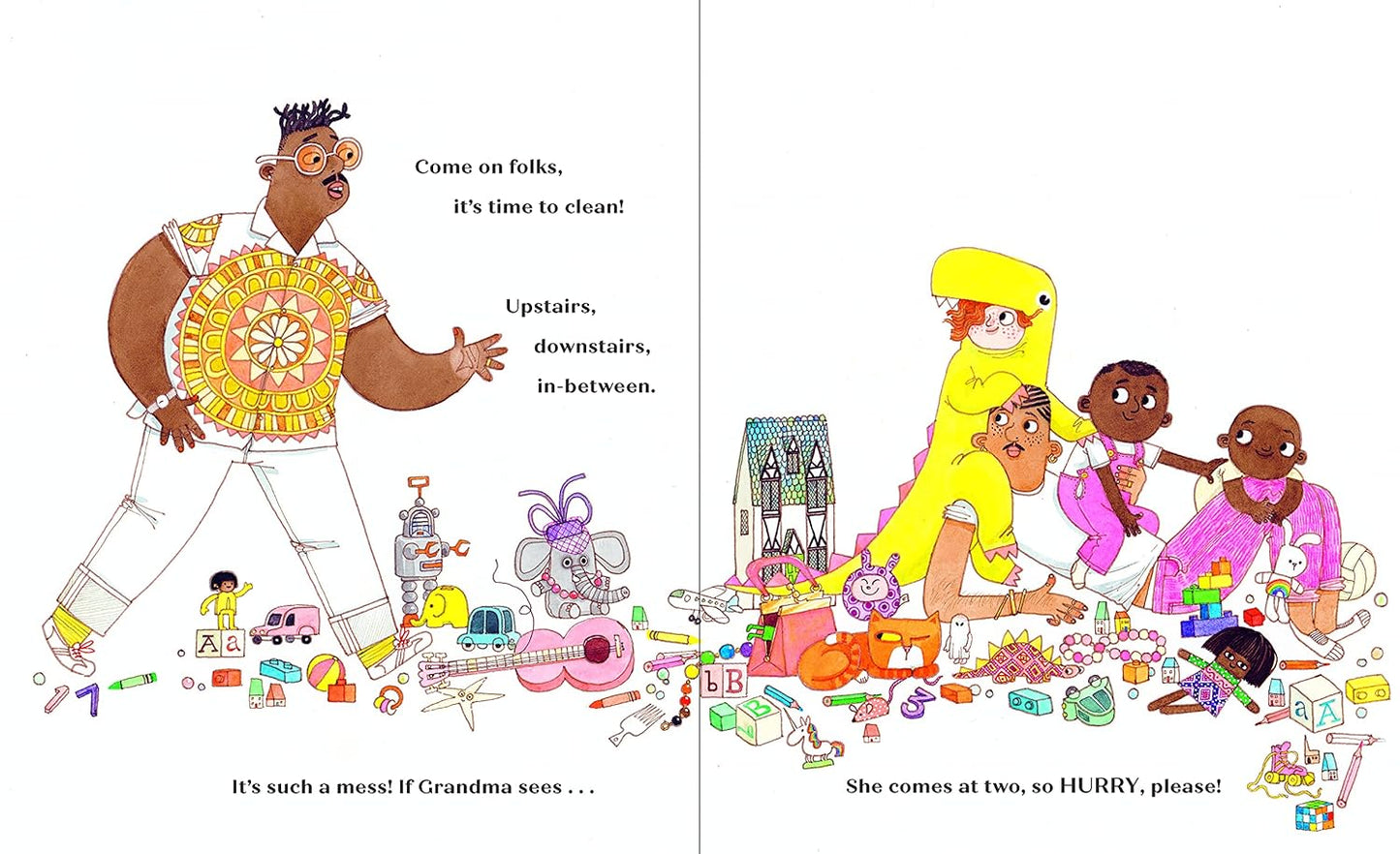 BATHE THE CAT - Hardcover Picture Book