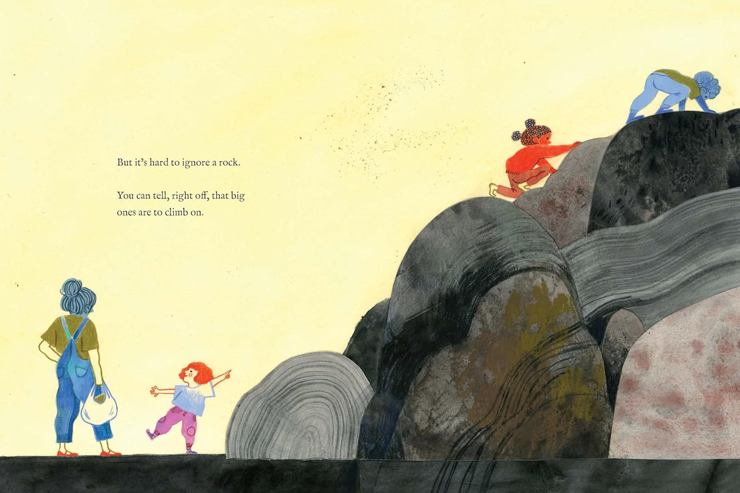 WHEN YOU FIND THE RIGHT ROCK - Hardcover Picture Book