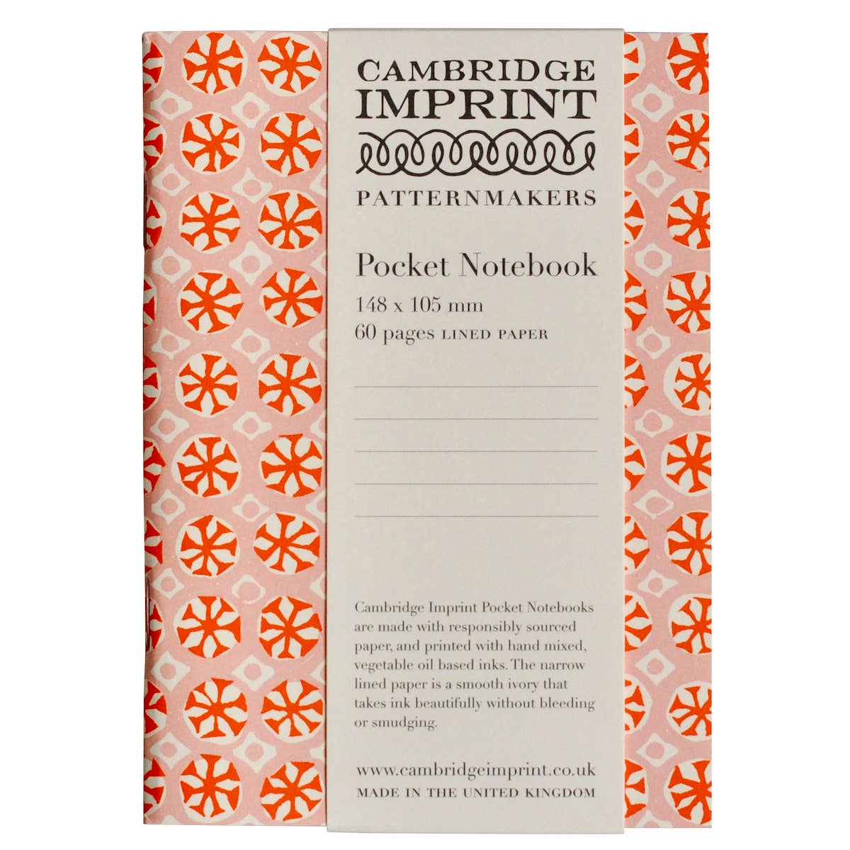 Cambridge Imprint - Pocket Notebook Sea Urchin Neon