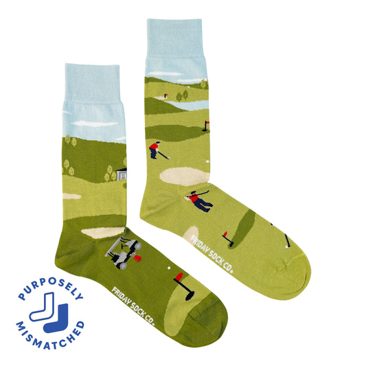 Friday Sock Co. - Men's Golf Scene Socks