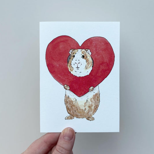 Critter Co. - GUINEA PIG’S BIG GESTURE Card