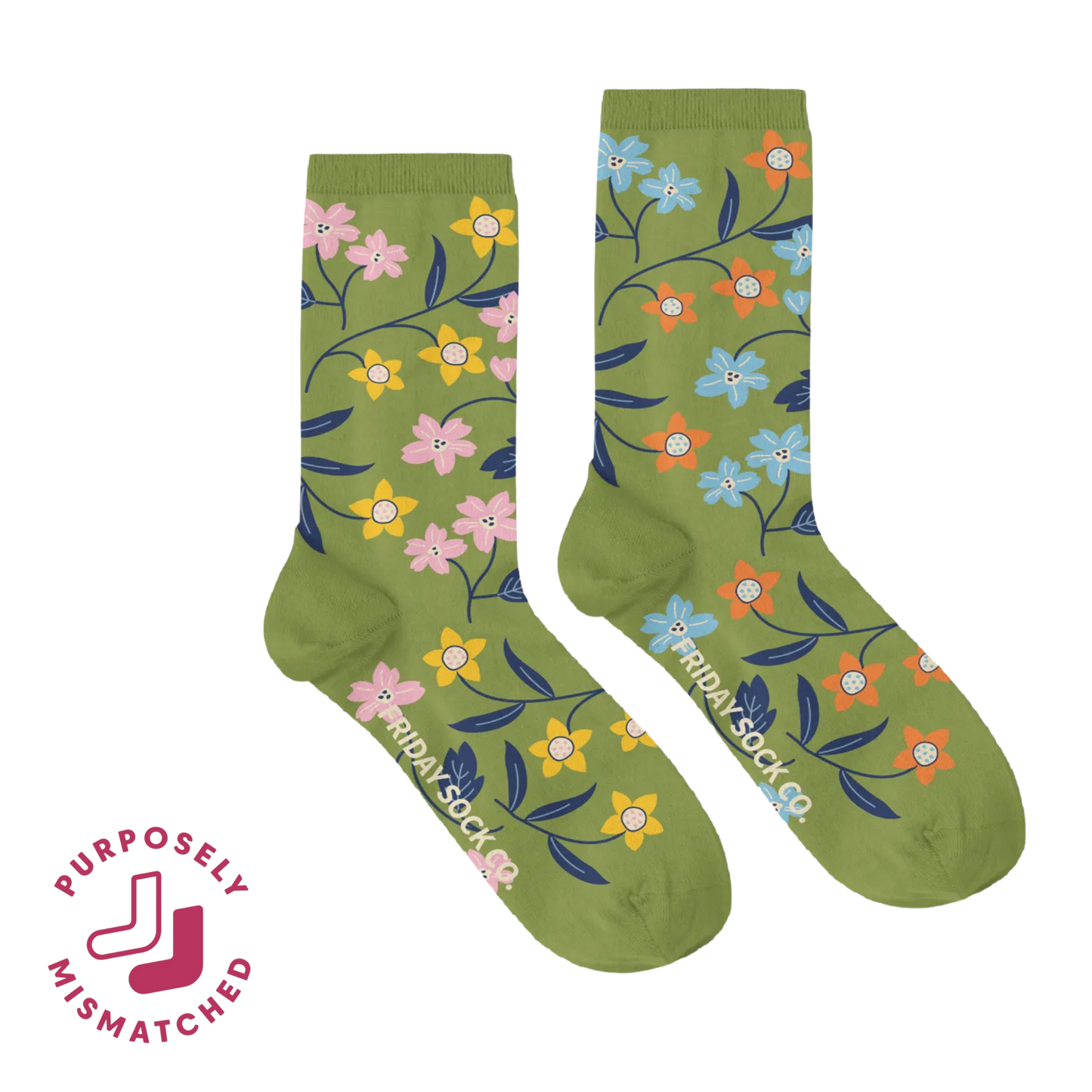 Friday Sock Co. - Women's Flower Vine Socks