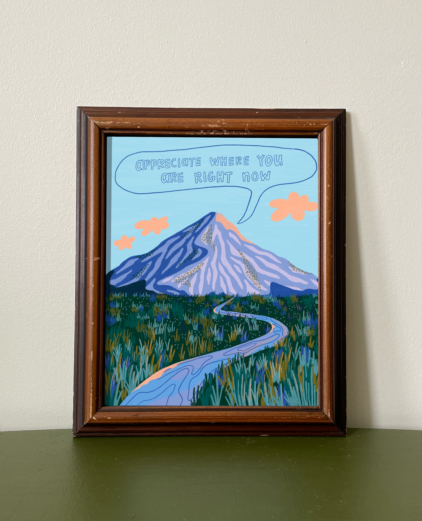 Away Designs - BLUE HOUR Art Print