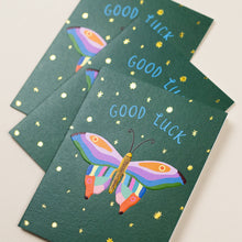 Halfpenny Postage - LUCKY BUTTERFLY Good Luck Card