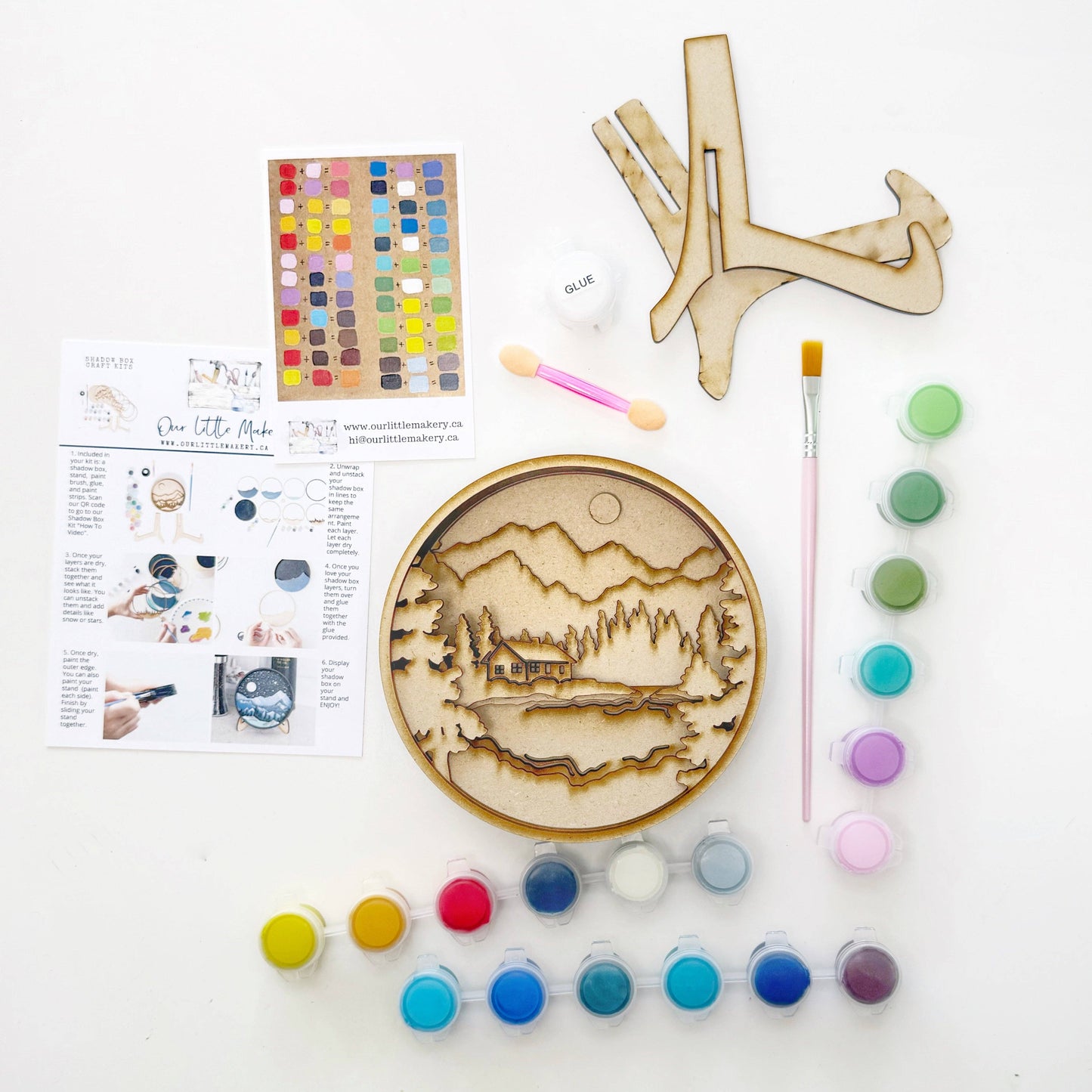 Livin' Lakeside Shadow Box Kit