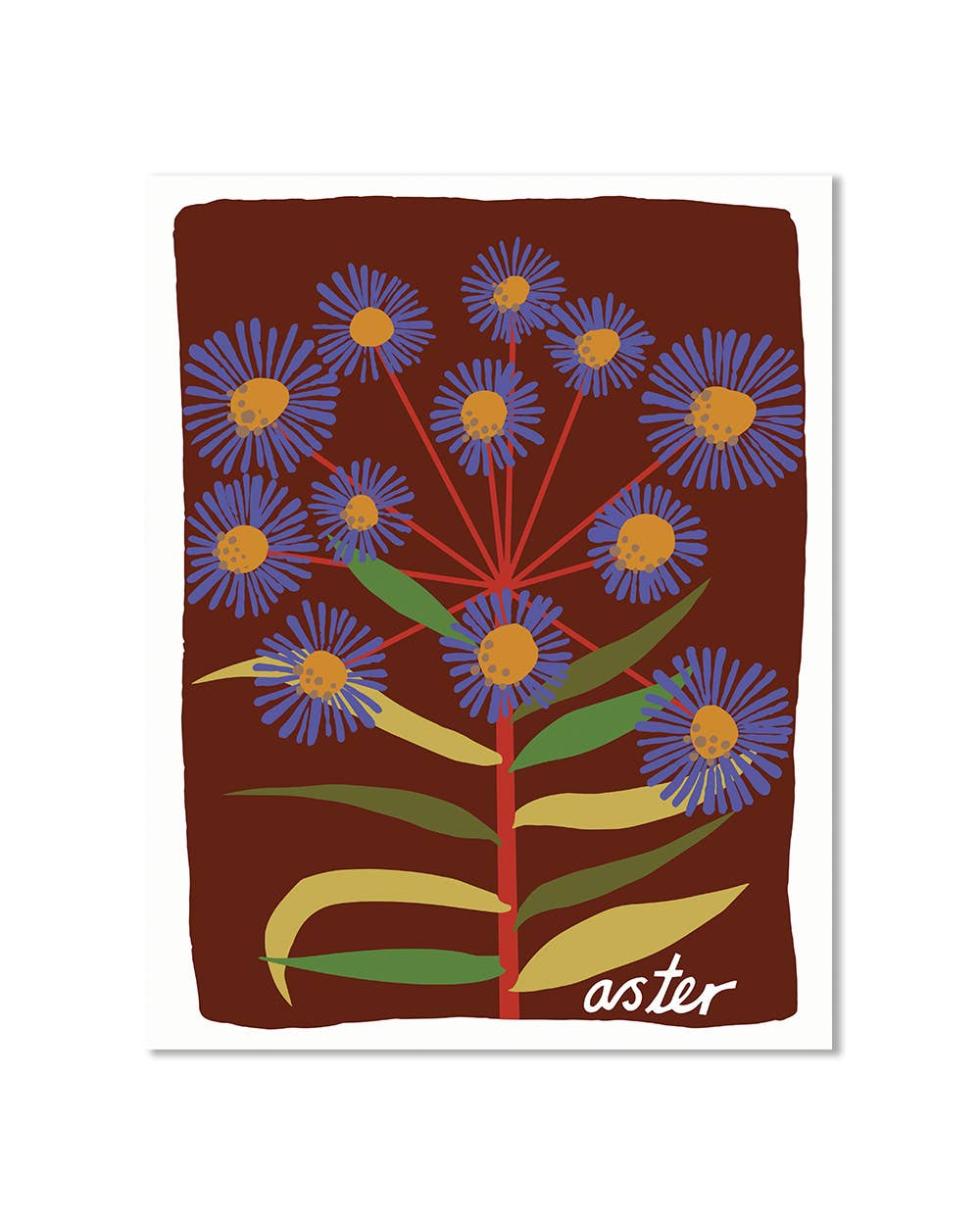 Halfpenny Postage - ASTER Art Print