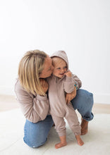 Mila & Co. - Hoodie Romper | Pale Mulberry