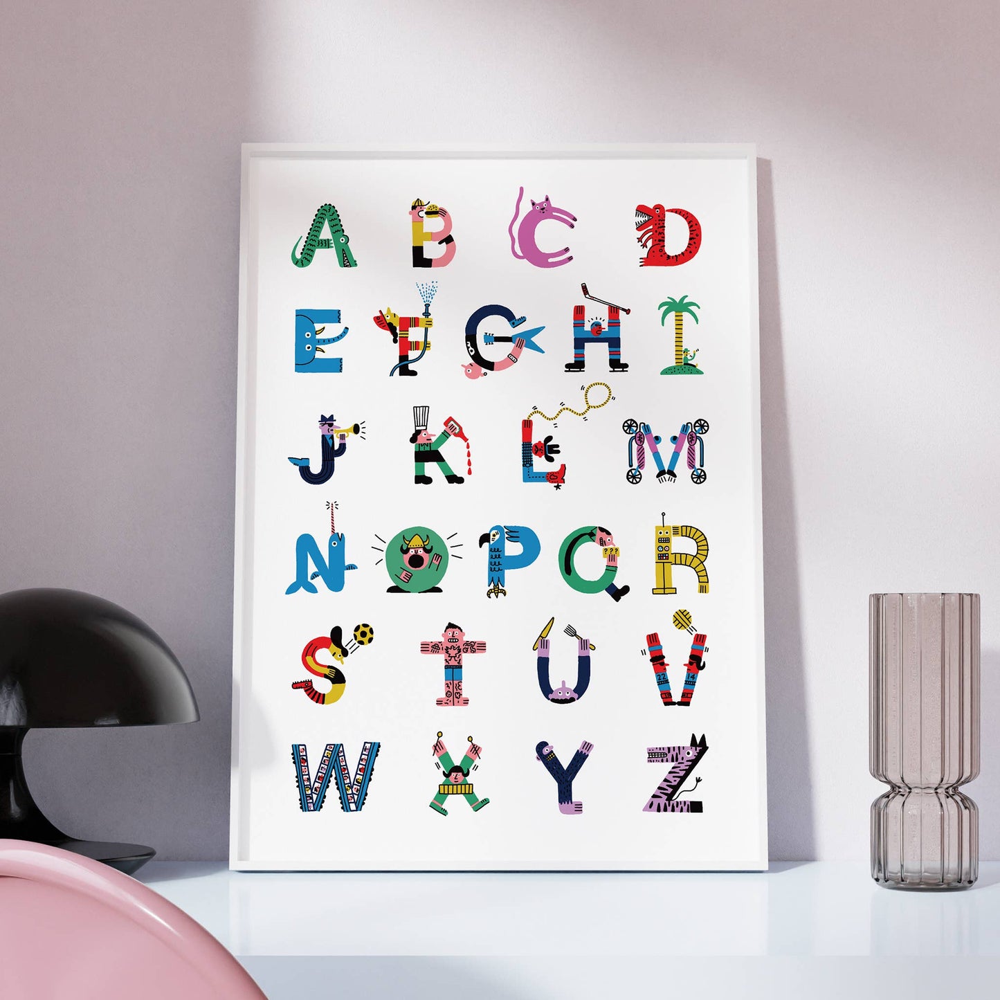 Paperole - ALPHABET (11" X 14")  Poster by Benoit Tardif