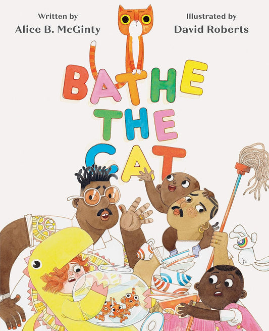 BATHE THE CAT - Hardcover Picture Book