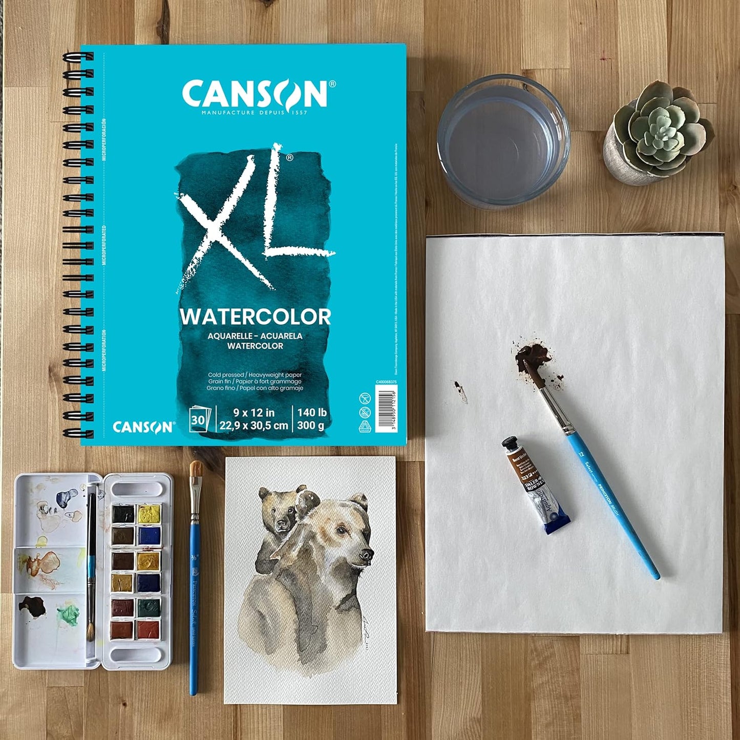 CANSON - XL Watercolour Pad (9" x 12")