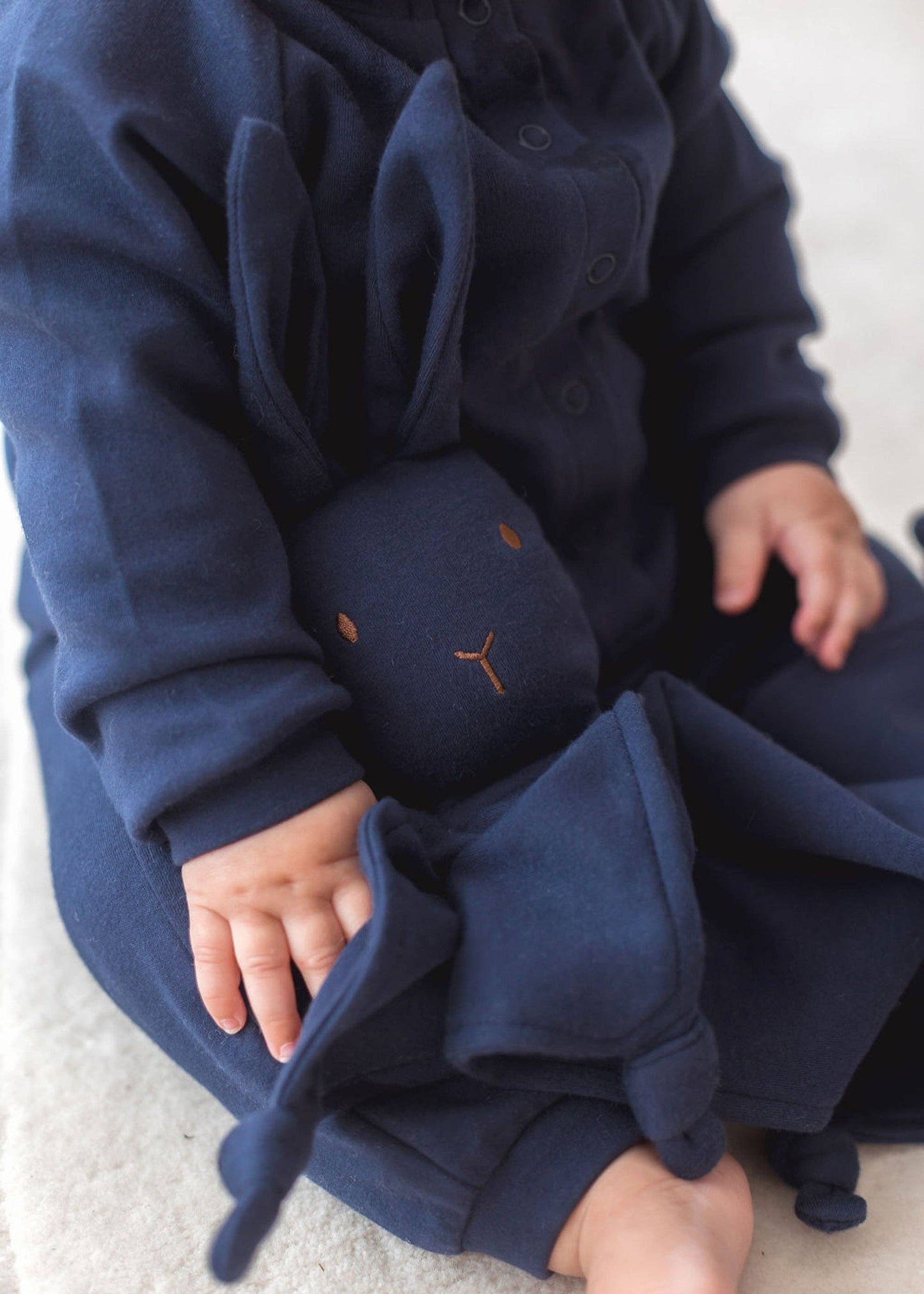 Mila & Co. - Brushed Bunny Lovey | Deep Blue