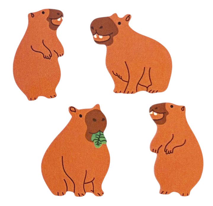 Sticker Garden - Glossy Capybara Stickers Sheet