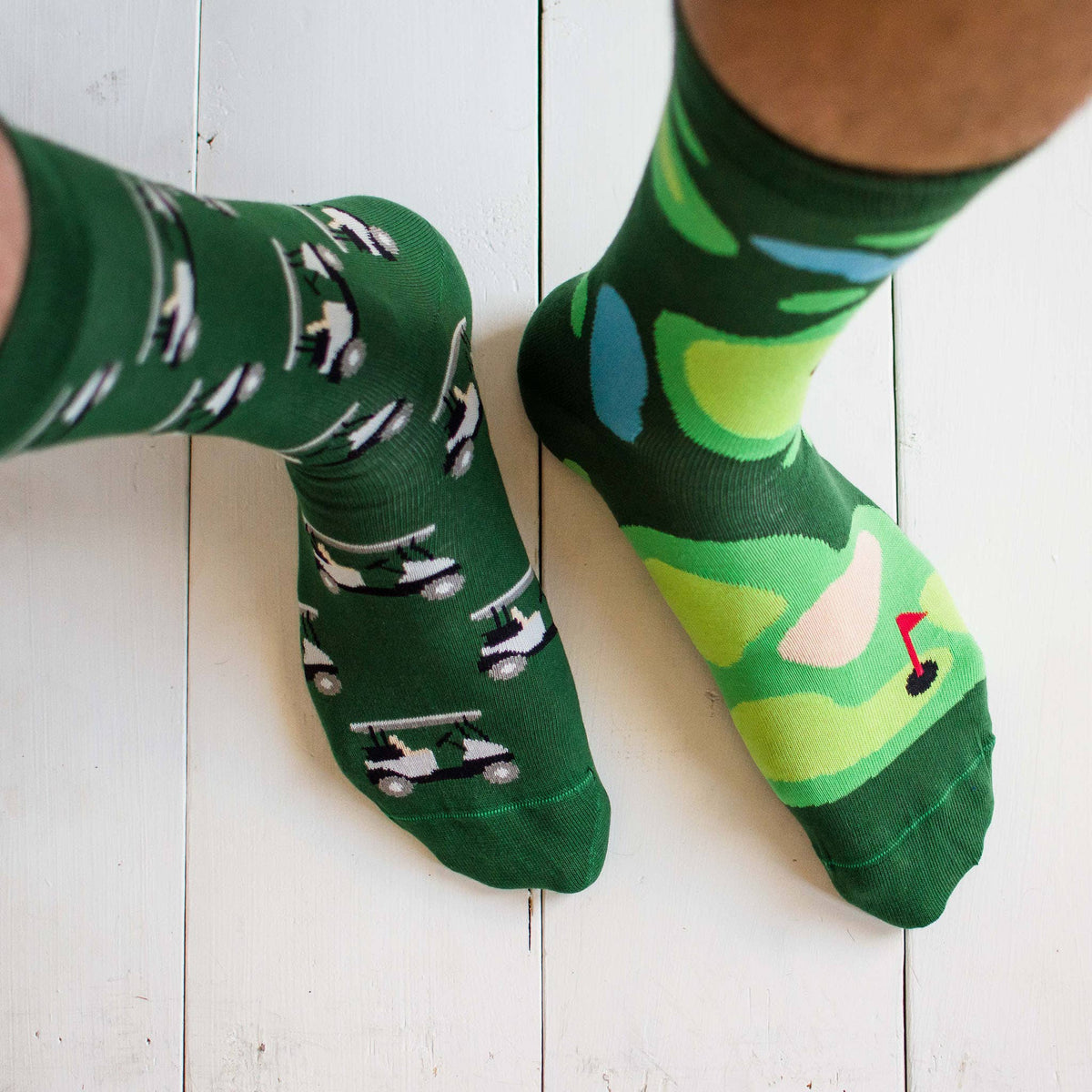 Friday Sock Co. - Men's Golf & Golf Cart Mid-Calf Socks