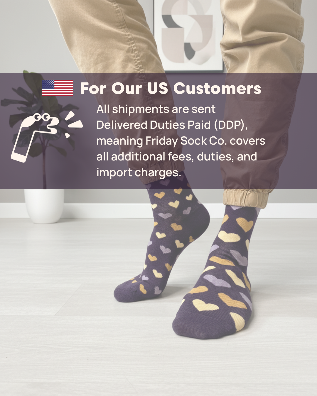 Friday Sock Co. - Men's Golf Swing & Putt Mid-Calf Socks