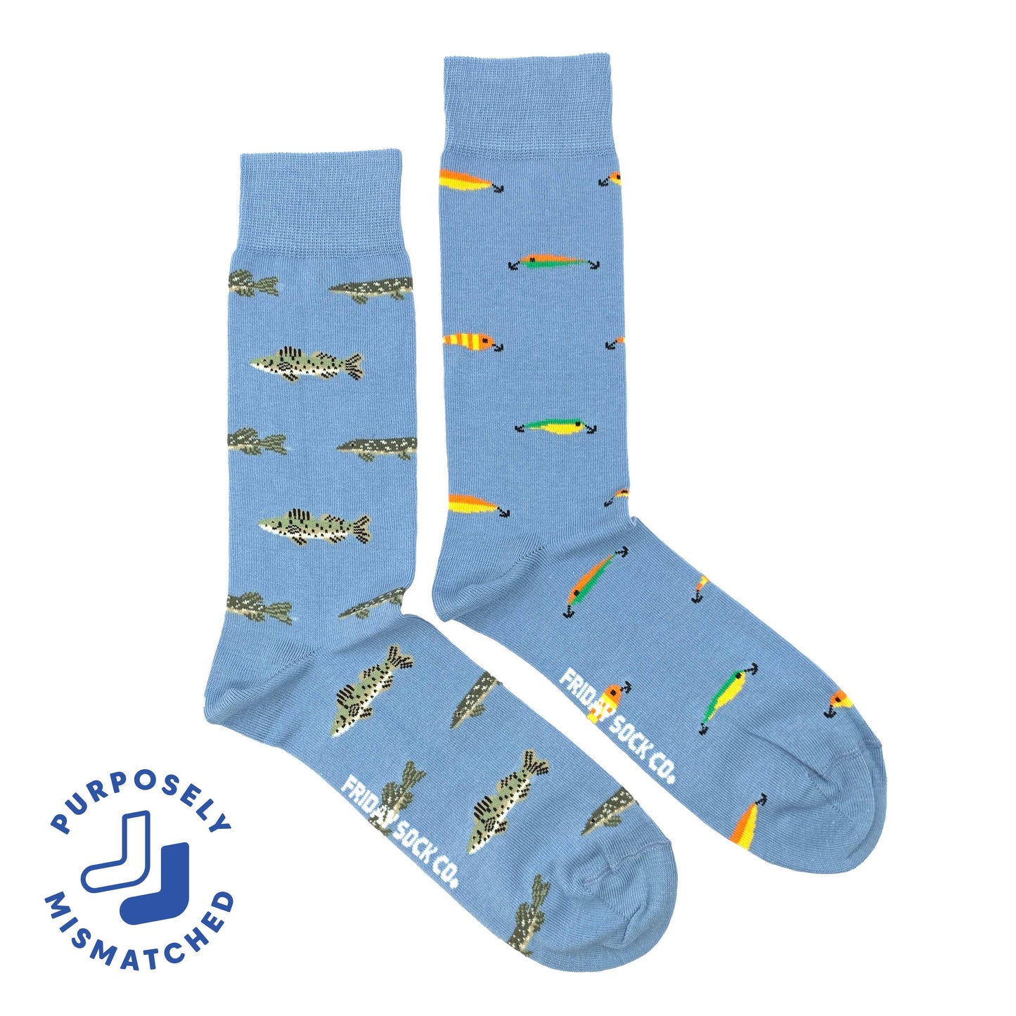 Friday Sock Co. - Men’s  Fish & Fishing Lures Socks