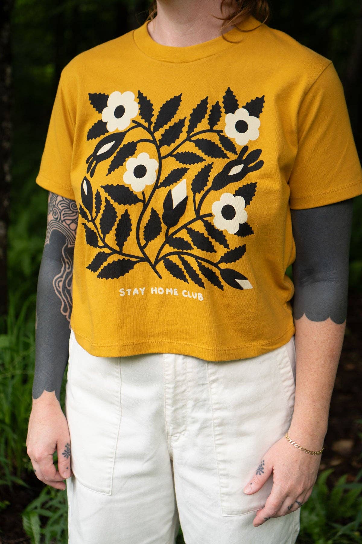 Stay Home Club - BLOOMS 1858 Boxy Tee