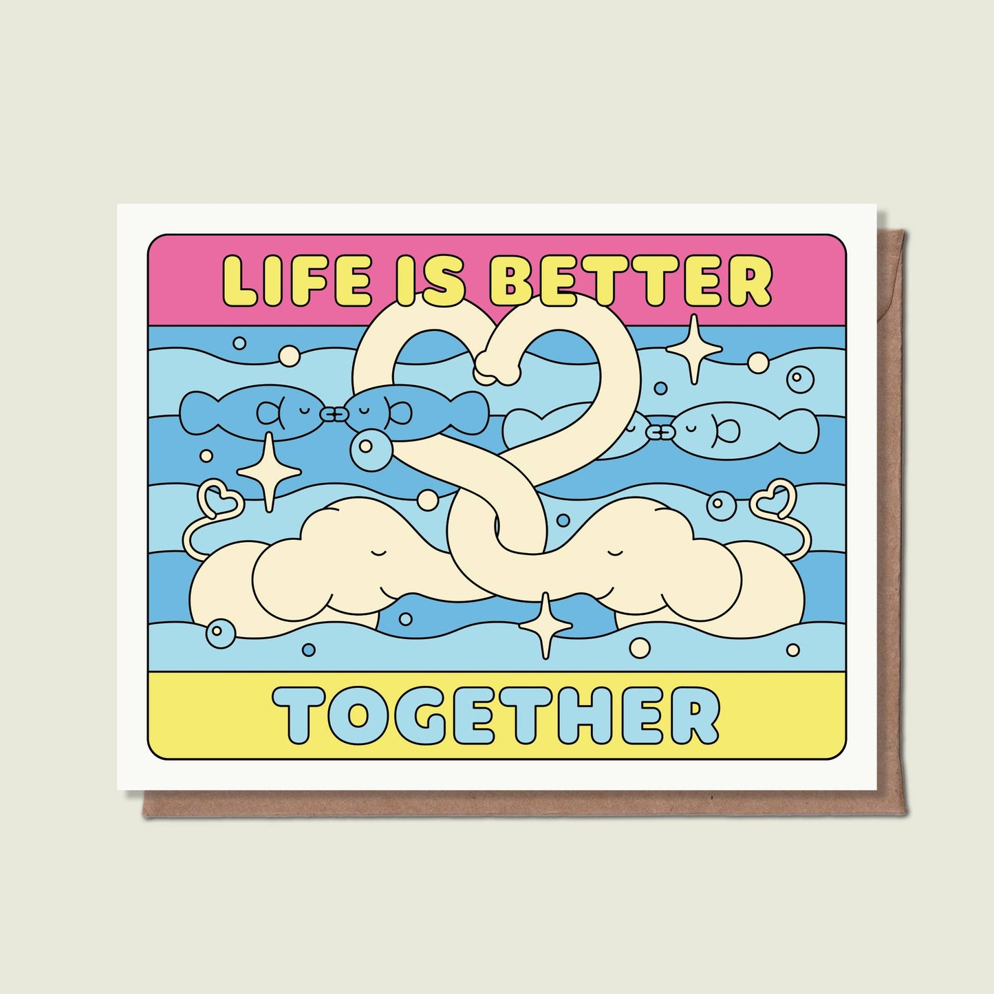 Épée Lapin Studio - Life Is Better Together Greeting Card