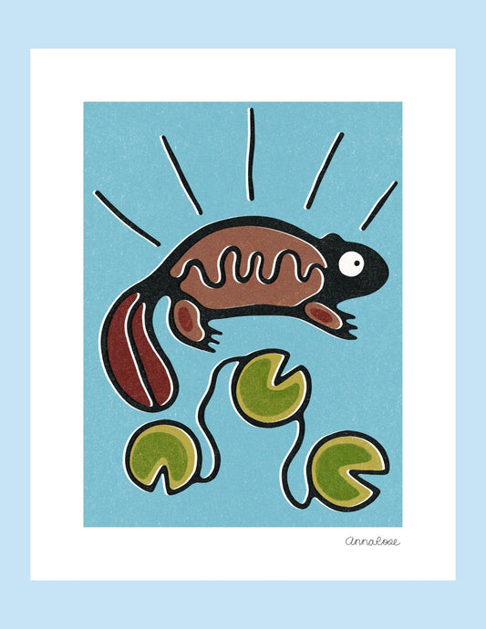 Anna Rose Artwork - Amik Print