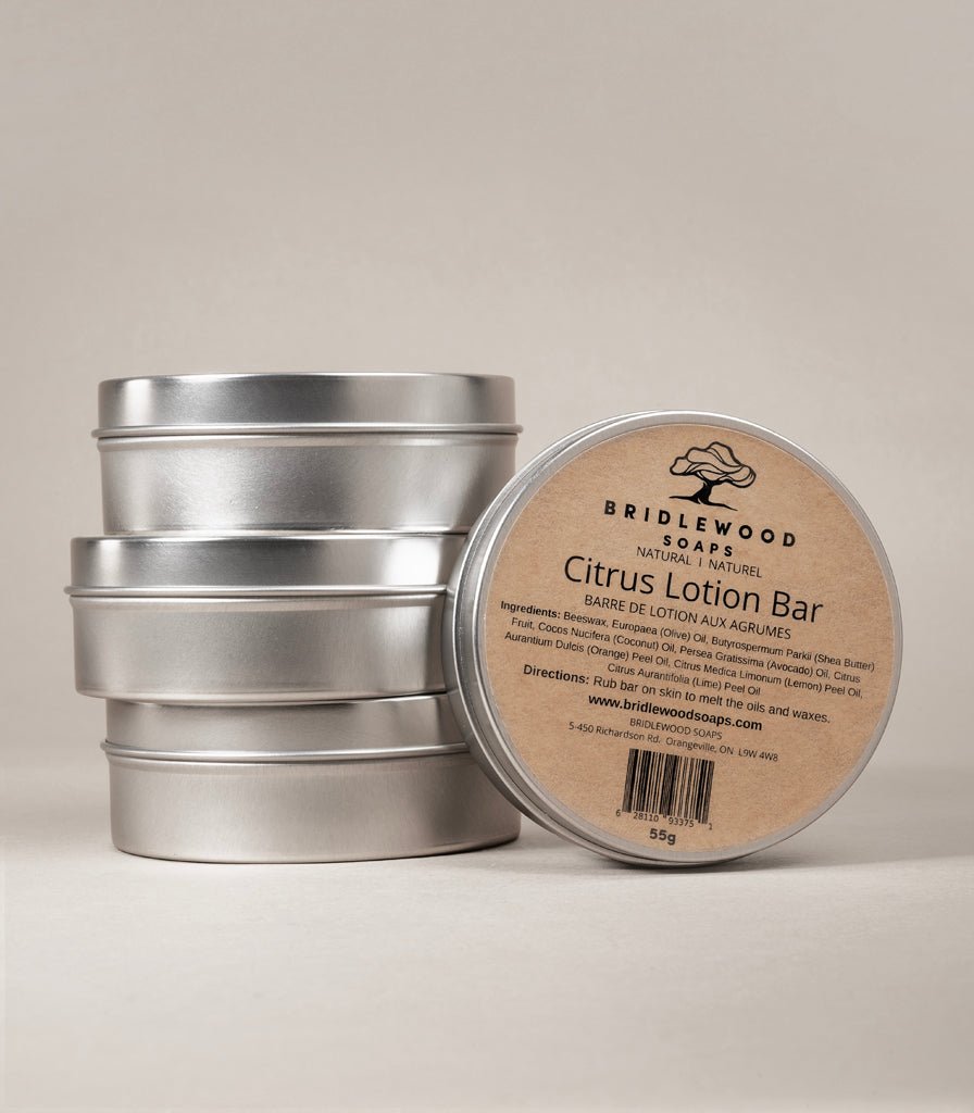 Bridlewood Soaps - CITRUS Lotion Bar