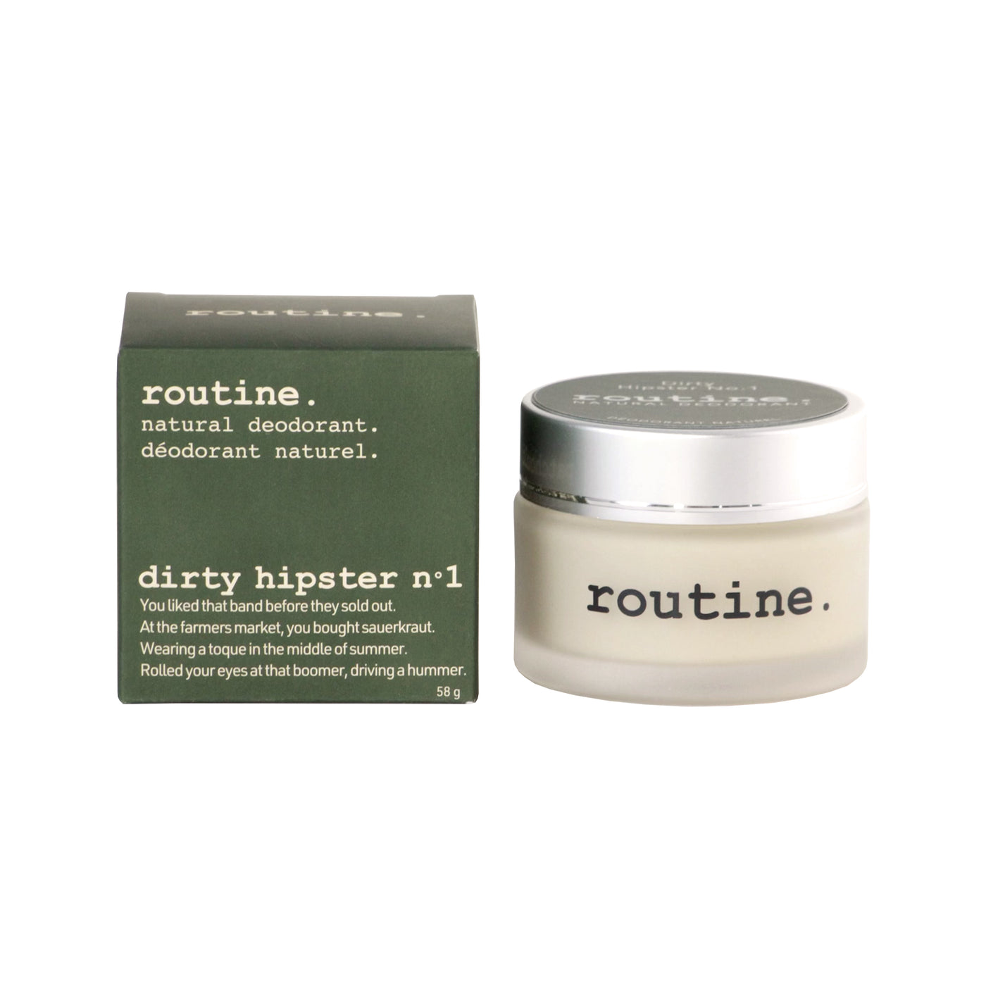 Routine - DIRTY HIPSTER CREAM DEODORANT
