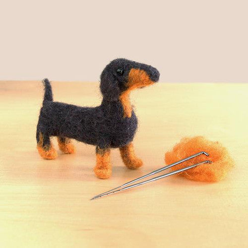 Lunenburg Makery - DACHSHUND Needle Felting Kit