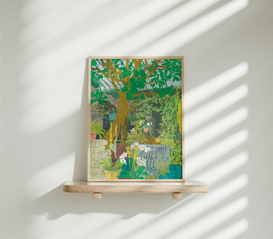 Annick Gaudreault - JARDIN BOTANIQUE Art Print