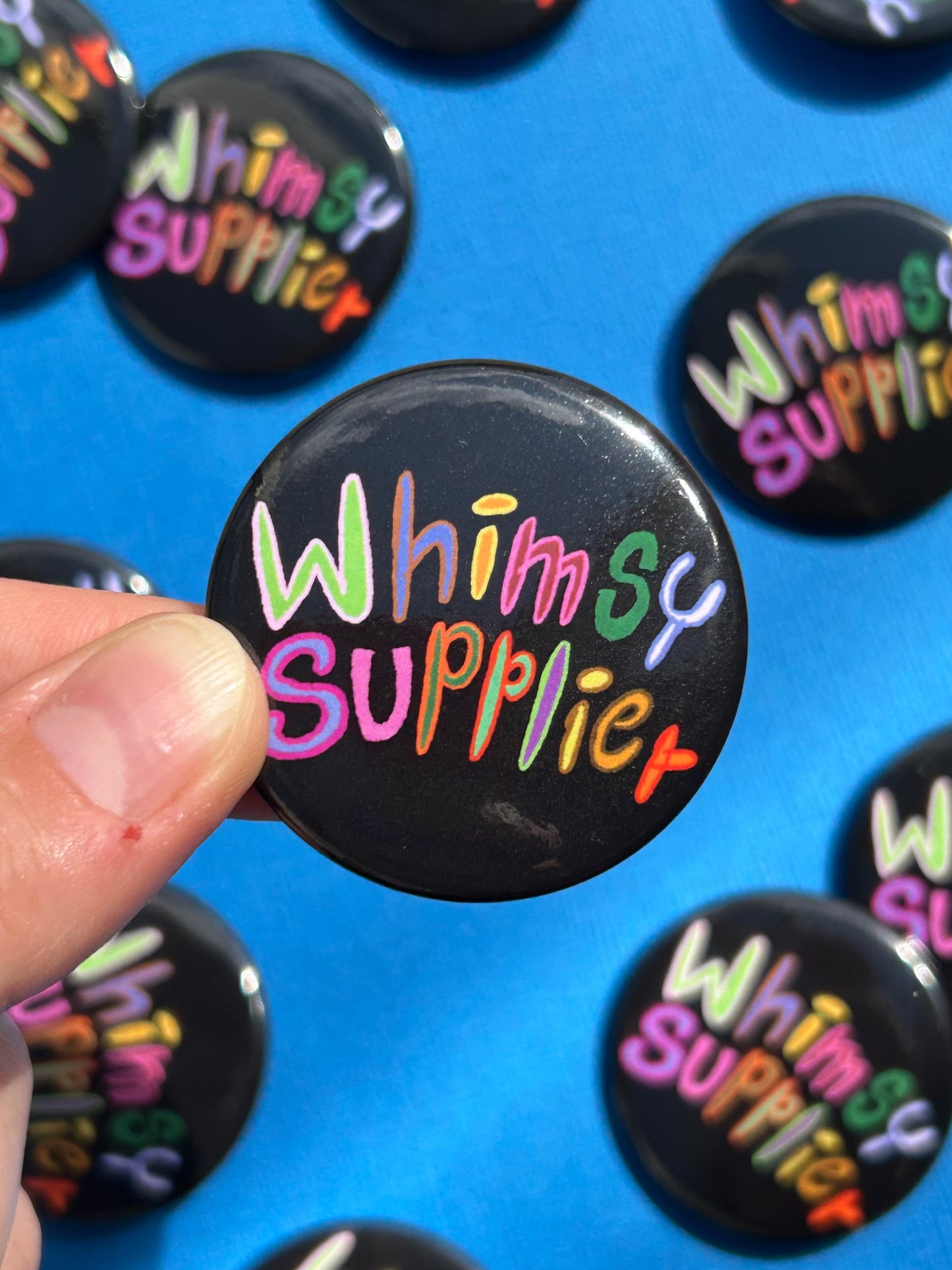 Rains Droplets - WHIMSY SUPPLIER Button